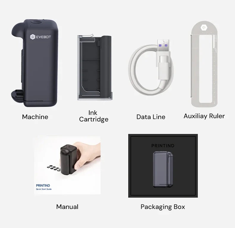 PrintPods Handheld Printer Mini Portable